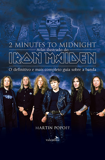 Capa livro 2 MINUTES TO MIDNIGHT – Atlas ilustrado do Iron Maiden